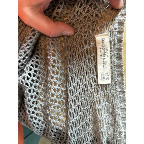Abercrombie Fitch Womens XS/S Sweater Cable Knit Beachy Coastal Fisherman - Picture 4 of 7